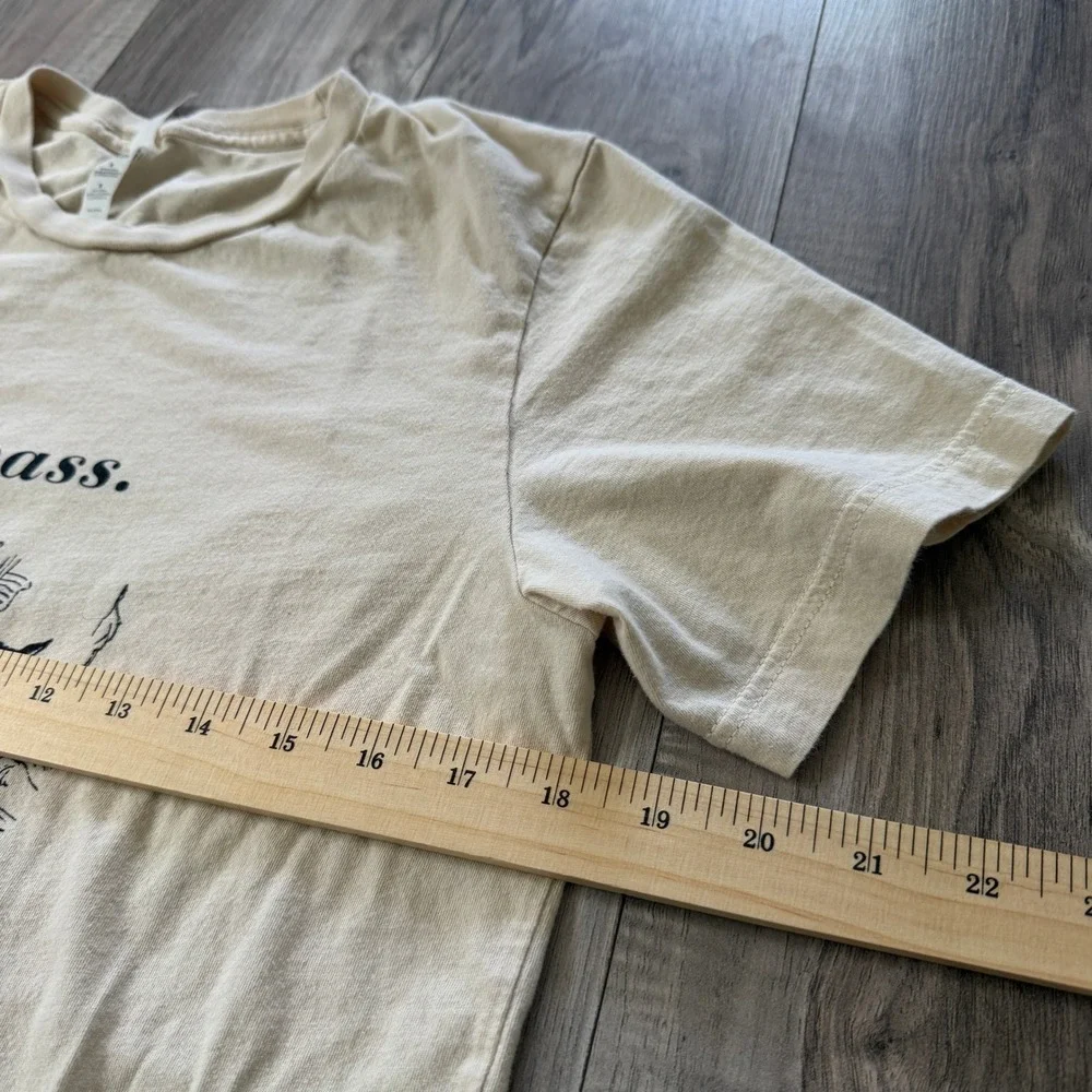 It'll Pass Fox Graphic TShirt Tee Indie Cottagecore Bella Canvas Natural Medium - Picture 7 of 8